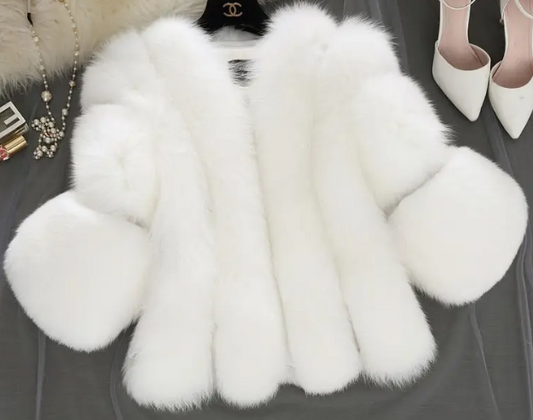 Marylin Monroe faux fur jacket